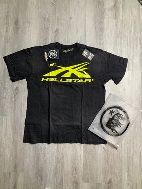 *NEW* Yellow Hellstar Tee Size Small and Large 100% Authentic and Comes With